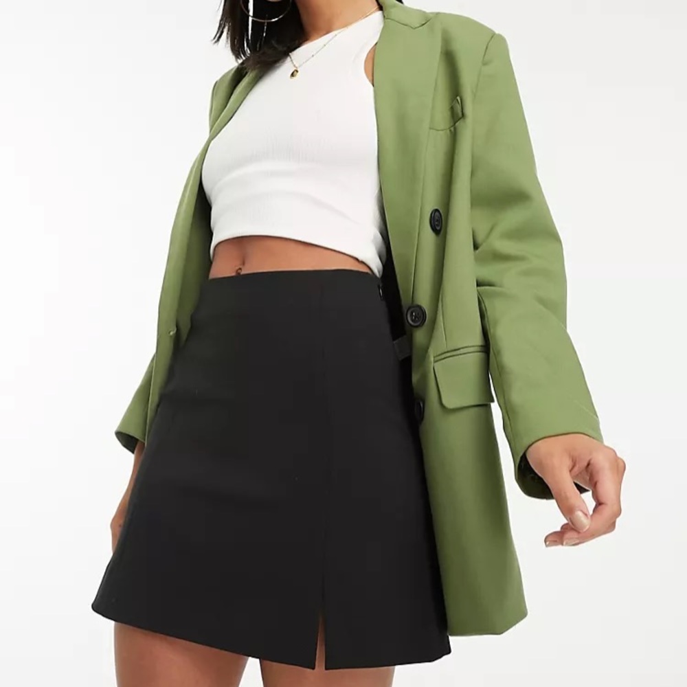 Black & Other Stories Skirt with Slit